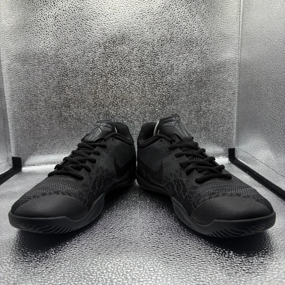 Size 9 Nike Mamba Rage Black Mens Lace Up Comfort Basketball Shoes 908972-002